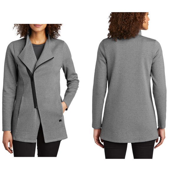 OGIO Transition Jacket Active Grey Women's Medium Pockets Off Side Zip NWOT - Picture 2 of 10